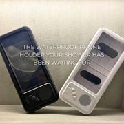 ShowerDock Water Resistant Phone Holder with Bluetooth Speaker