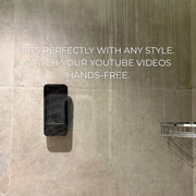 ShowerDock Water Resistant Phone Holder with Bluetooth Speaker