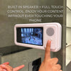 ShowerDock Water Resistant Phone Holder with Bluetooth Speaker